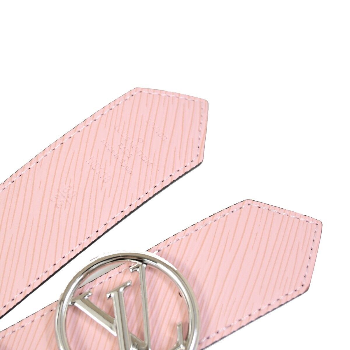 LOUIS VUITTON Ceinture LV Circle Belt 80/32 Monogram Epi Pink BN M0118 31FA983