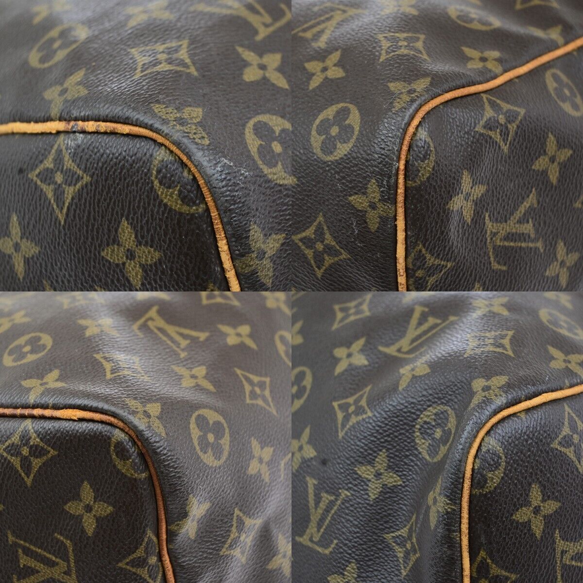LOUIS VUITTON Logo Keepall Bandouliere 60 Hand Bag Monogram BN M41412 04ED962