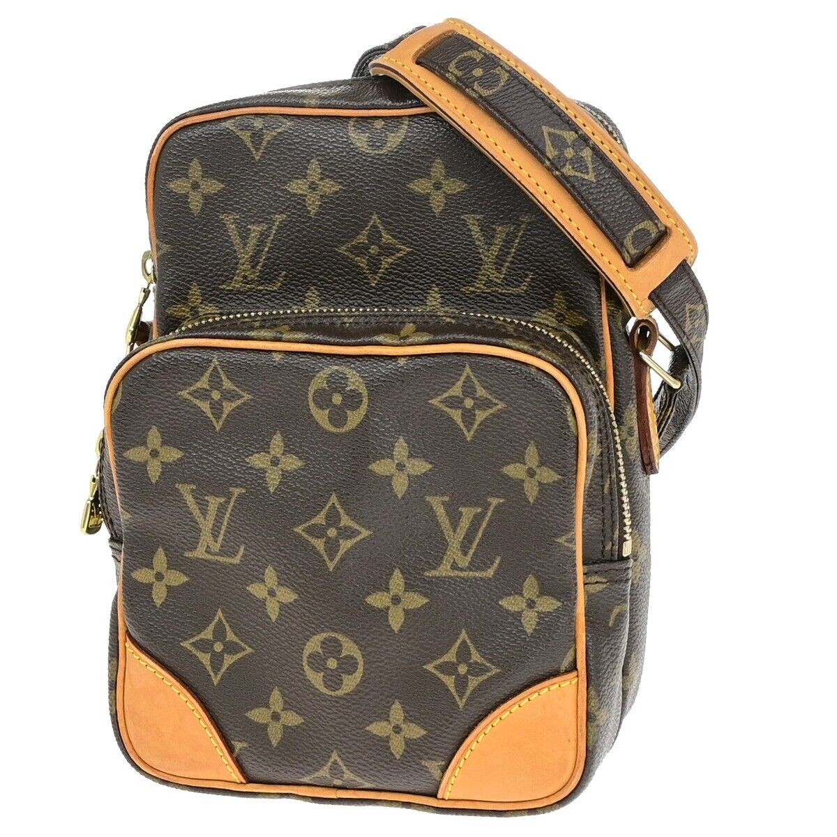 LOUIS VUITTON Amazon Crossbody Shoulder Bag Monogram Leather BN M45236 12RK016