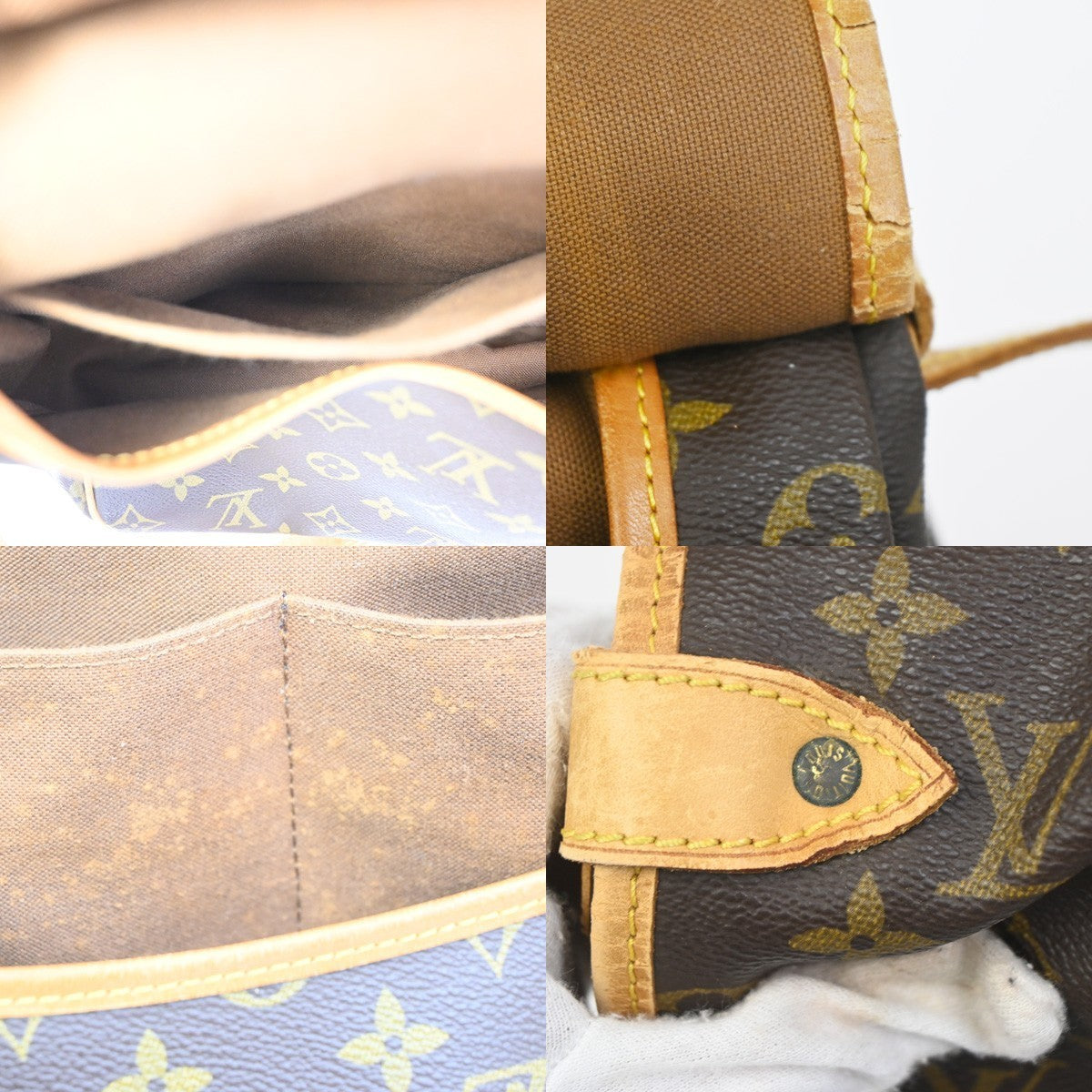 LOUIS VUITTON Saumur 35 Shoulder Bag Monogram Leather BN France M42254 84MA279