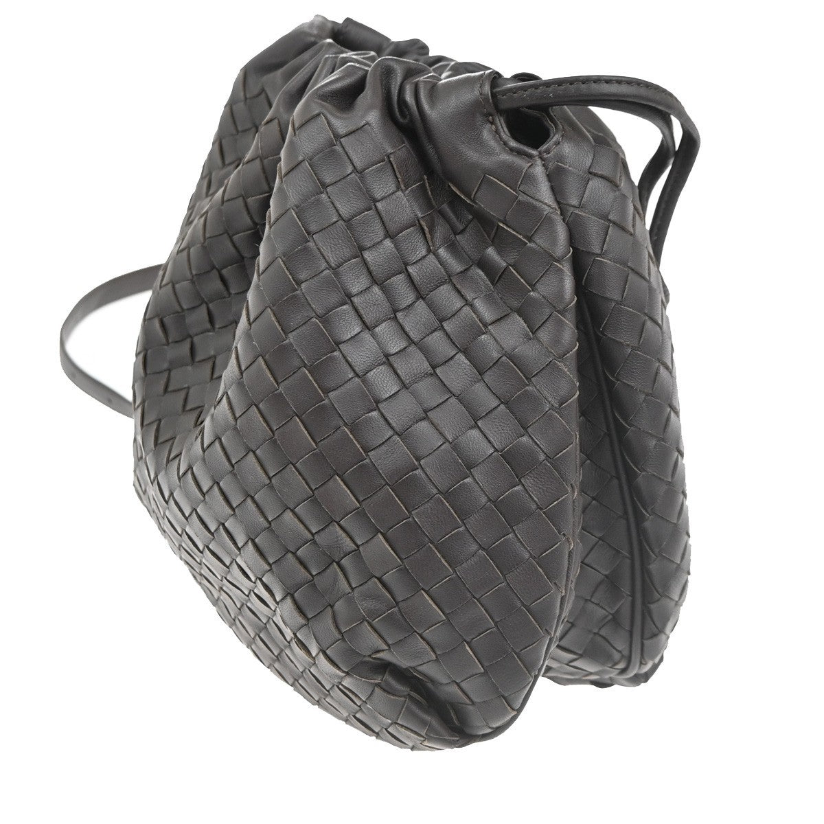 BOTTEGA VENETA Intrecciato Shoulder Bag Leather Brown Italy 245590 53RL672