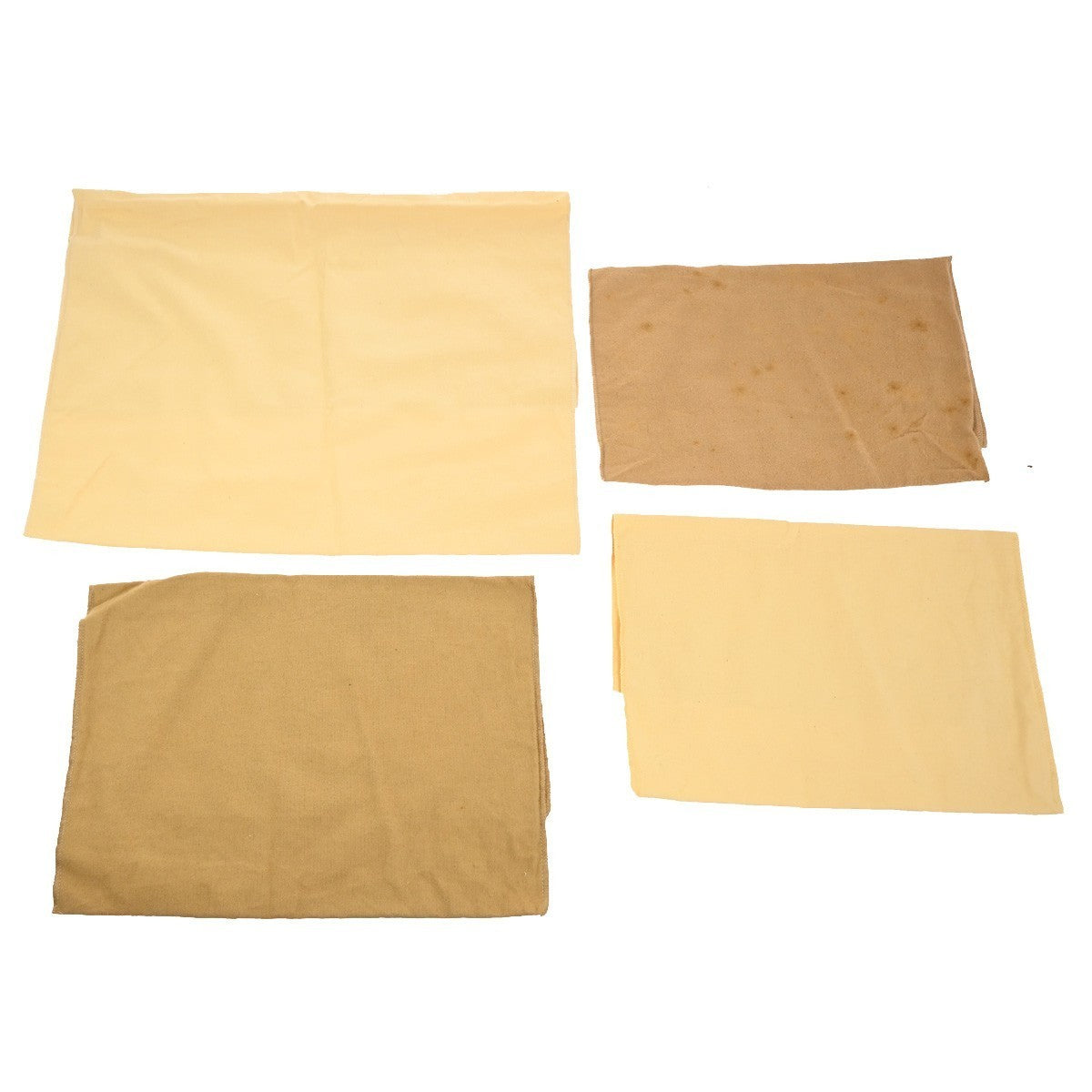 LOUIS VUITTON Logo 10 Set Dust Bag Drawstring Canvas Cotton Beige Brown 01KB912