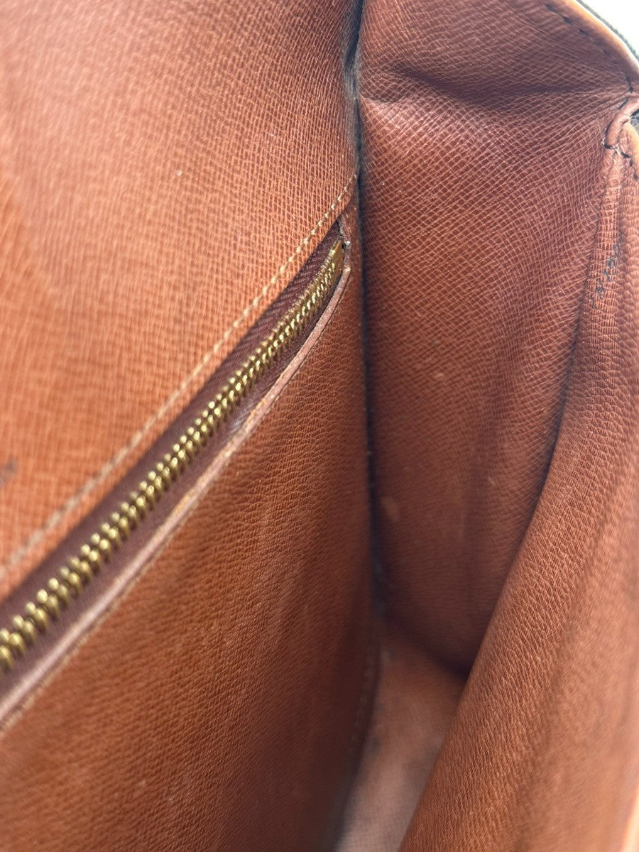 LOUIS VUITTON Saint Cloud GM Shoulder Bag Monogram Leather Brown M51242 34CA715