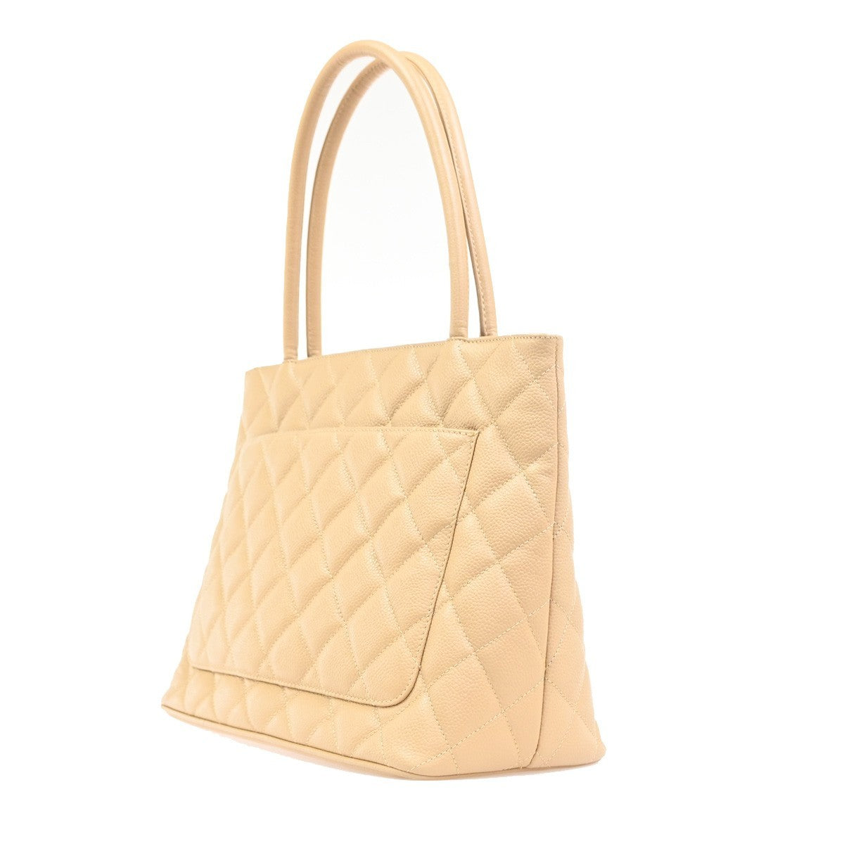 CHANEL CC Logo Shoulder Hand Bag Grained Calfskin Leather BE GHW Italy 307RL837