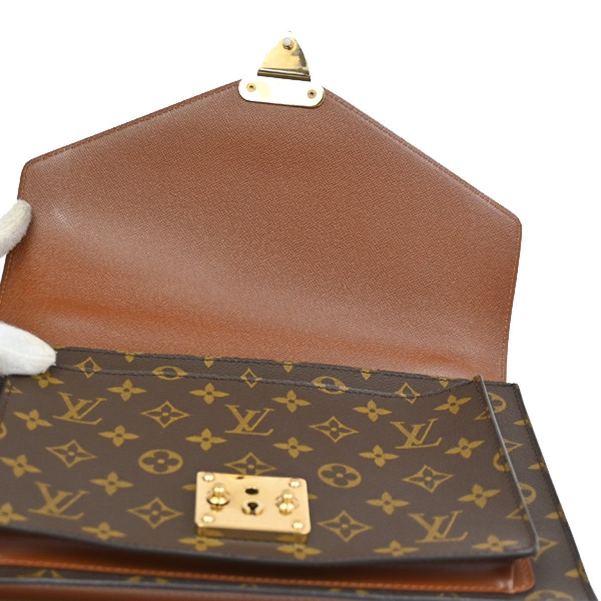 LOUIS VUITTON Monceau 28 2Way Shoulder Hand Bag Monogram Leather M51185 58CA263
