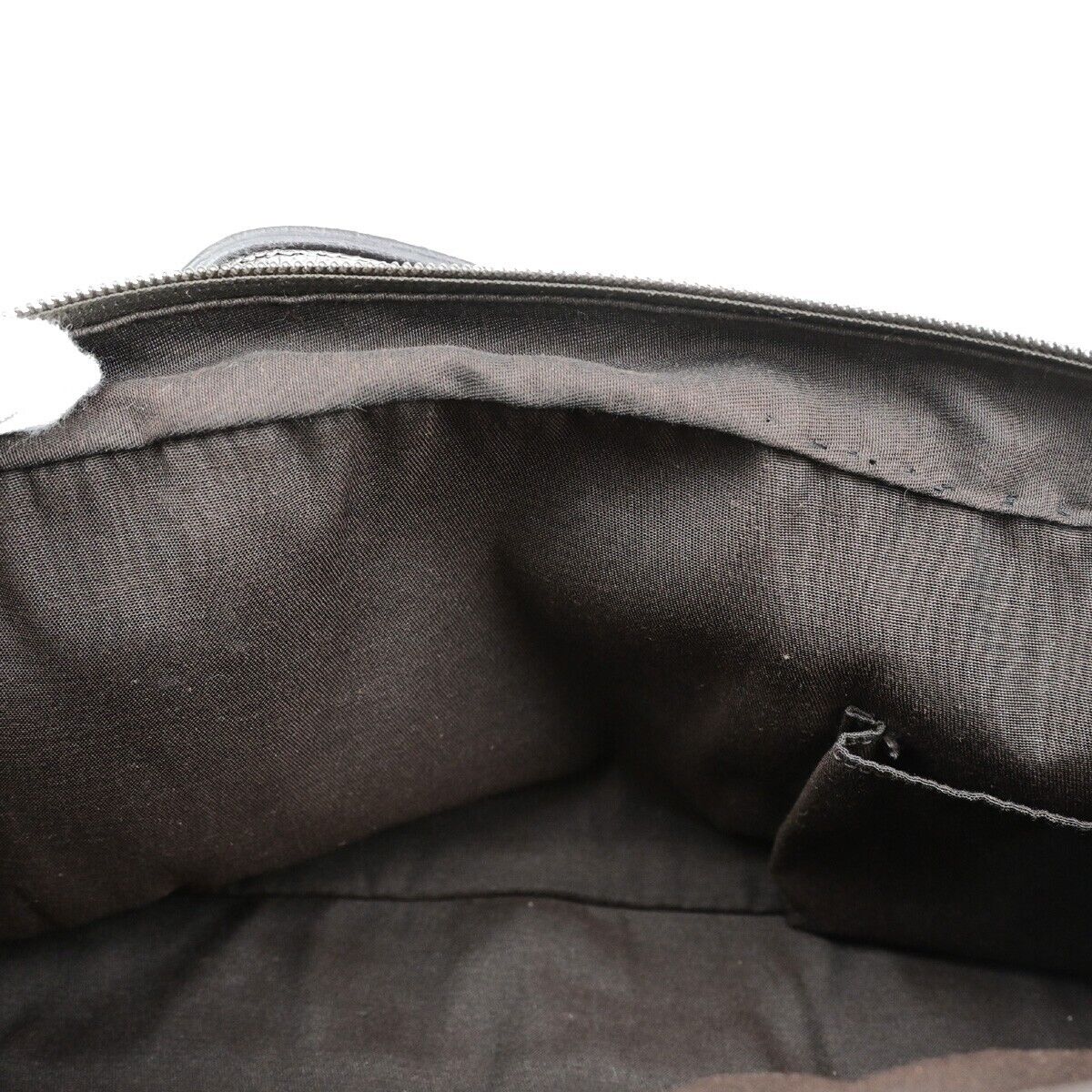 GUCCI Sherry GG pattern Shoulder Bag Nylon Leather Brown Silver Italy 86KA560
