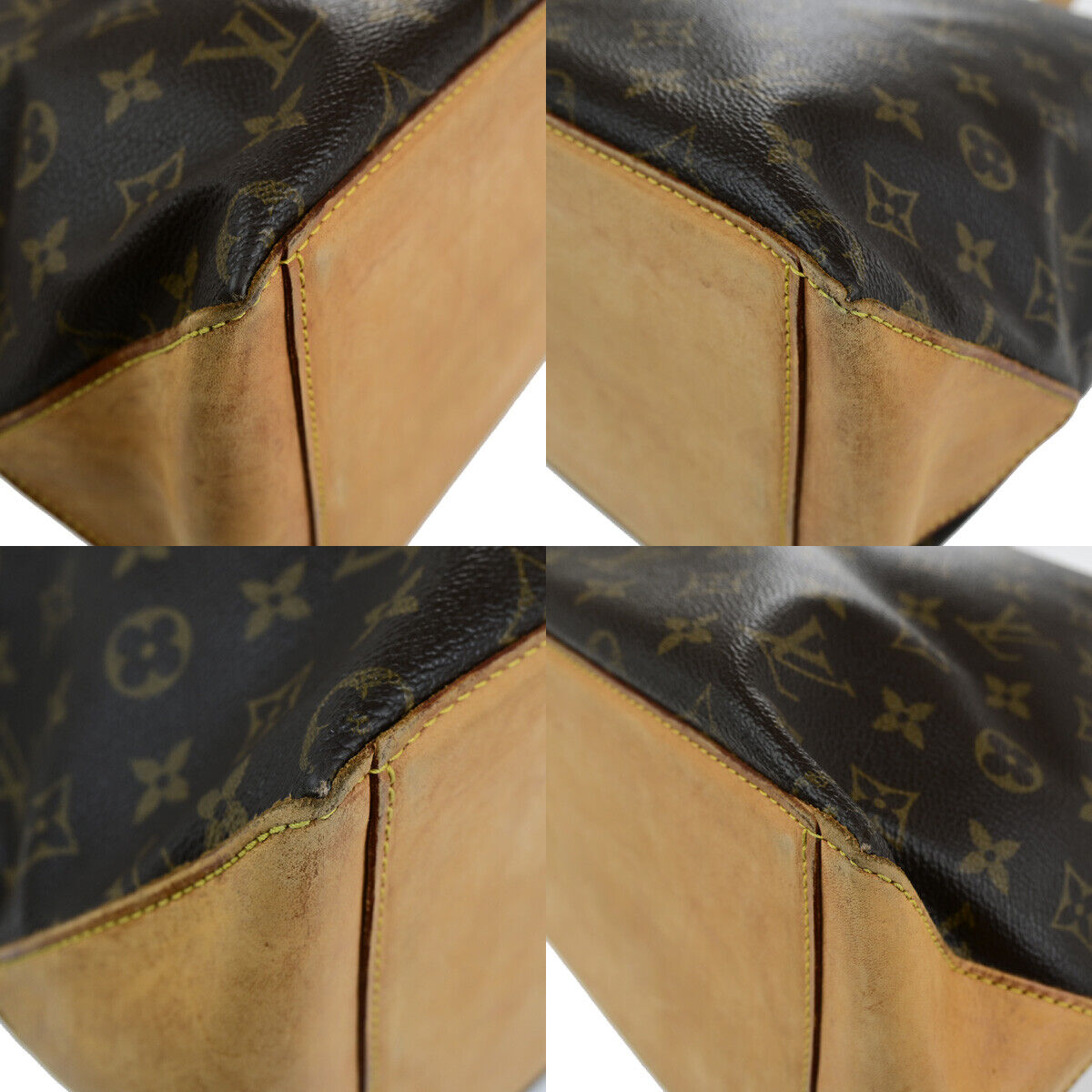 LOUIS VUITTON Cabas Mezzo Shoulder Bag Monogram Leather Brown M51151 34YG515