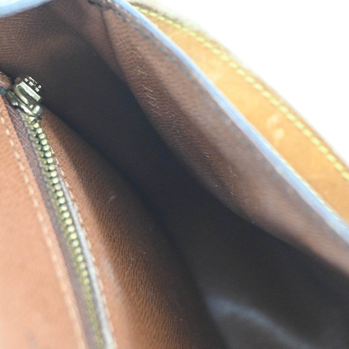 LOUIS VUITTON Saint Cloud GM Shoulder Bag Monogram Leather Brown M51242 33CA335