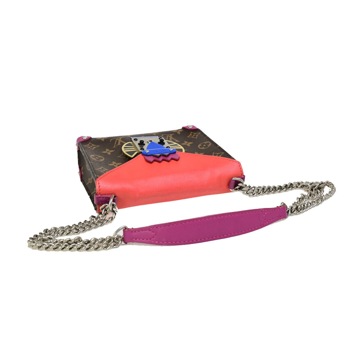 LOUIS VUITTON Pochette Mask PM Chain Shoulder Bag Monogram Leather BN RD 98YG341