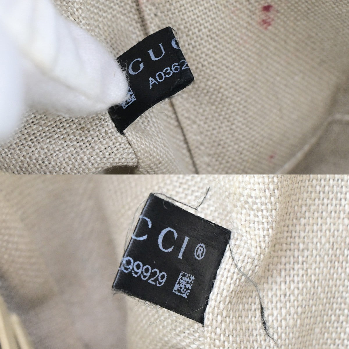 GUCCI Logo GG Pattern Mini Shoulder Bag Canvas Leather Brown White GHW 12KB579