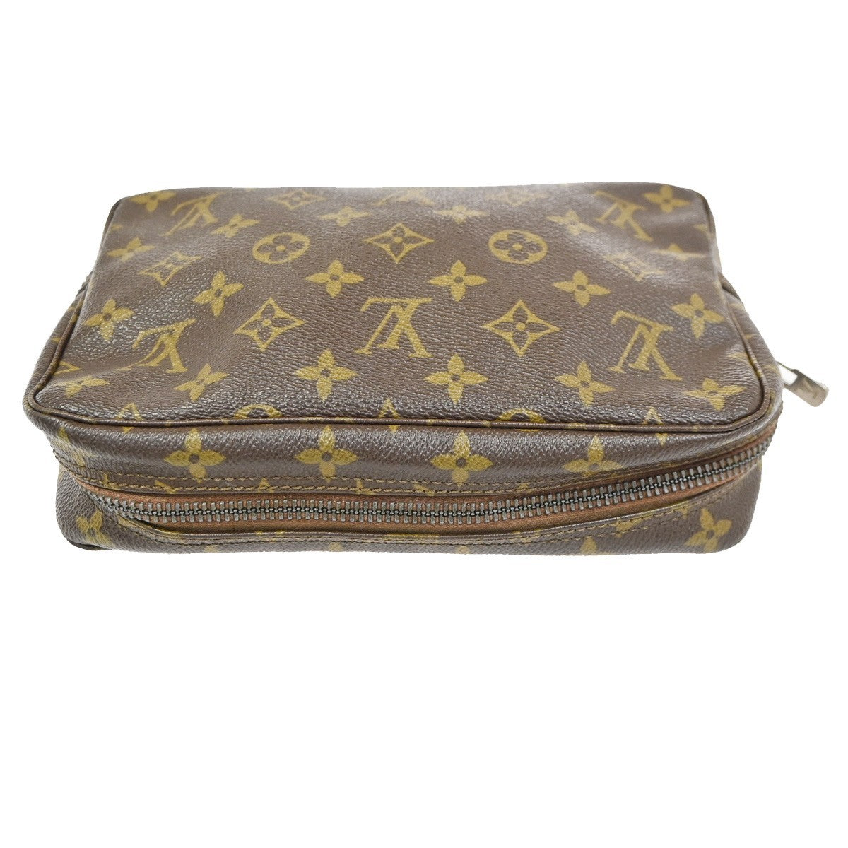 LOUIS VUITTON Trousse Toilette 23 Clutch Hand Bag Monogram Brown M47524 69CB010