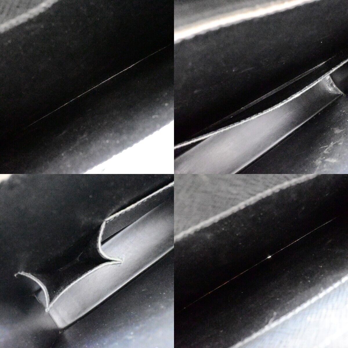 LOUIS VUITTON Porte Documents Lozan Briefcase Hand Bag Taiga BK M30052 61EC575