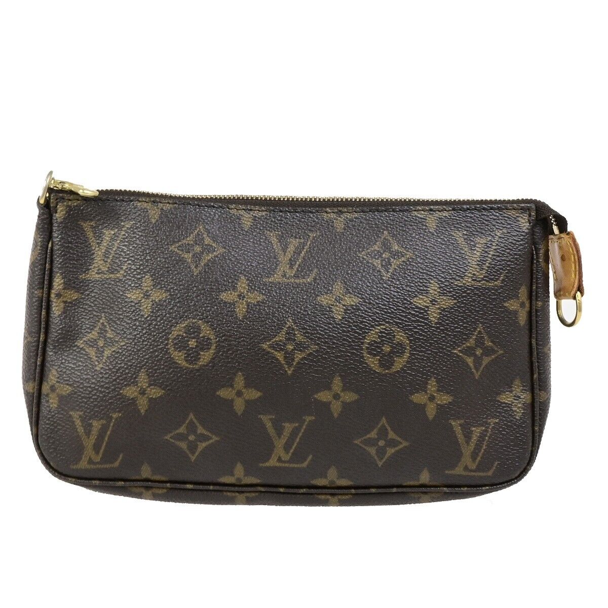 LOUIS VUITTON Pochette Accessoires Hand Bag Monogram Leather BN M51980 37FB321