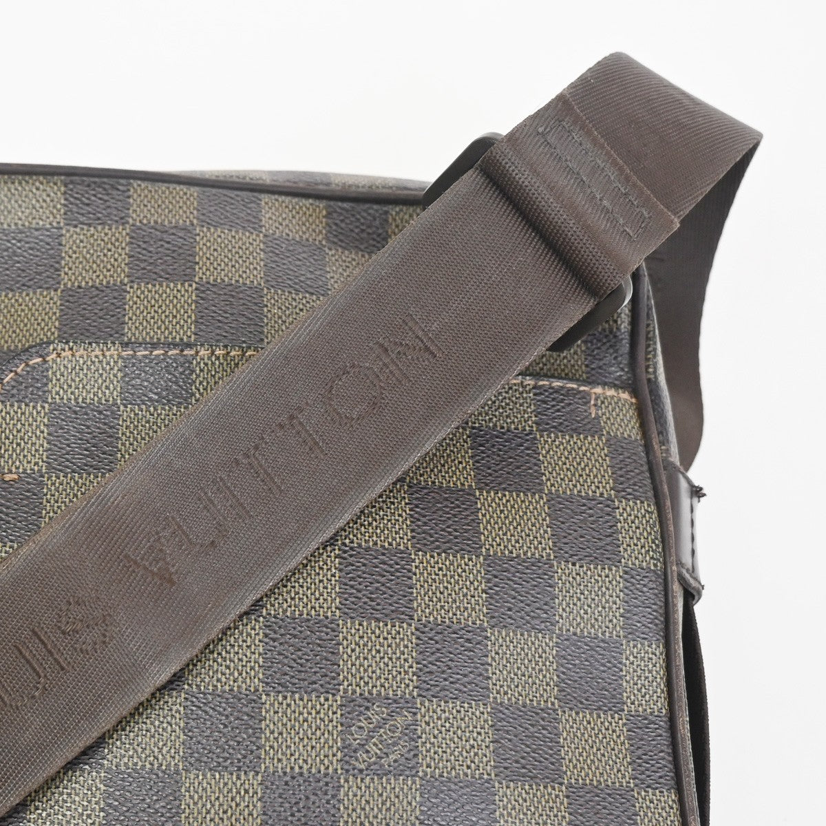 LOUIS VUITTON Olav PM Shoulder Bag Damier Ebene Leather BN France N41442 34KC799