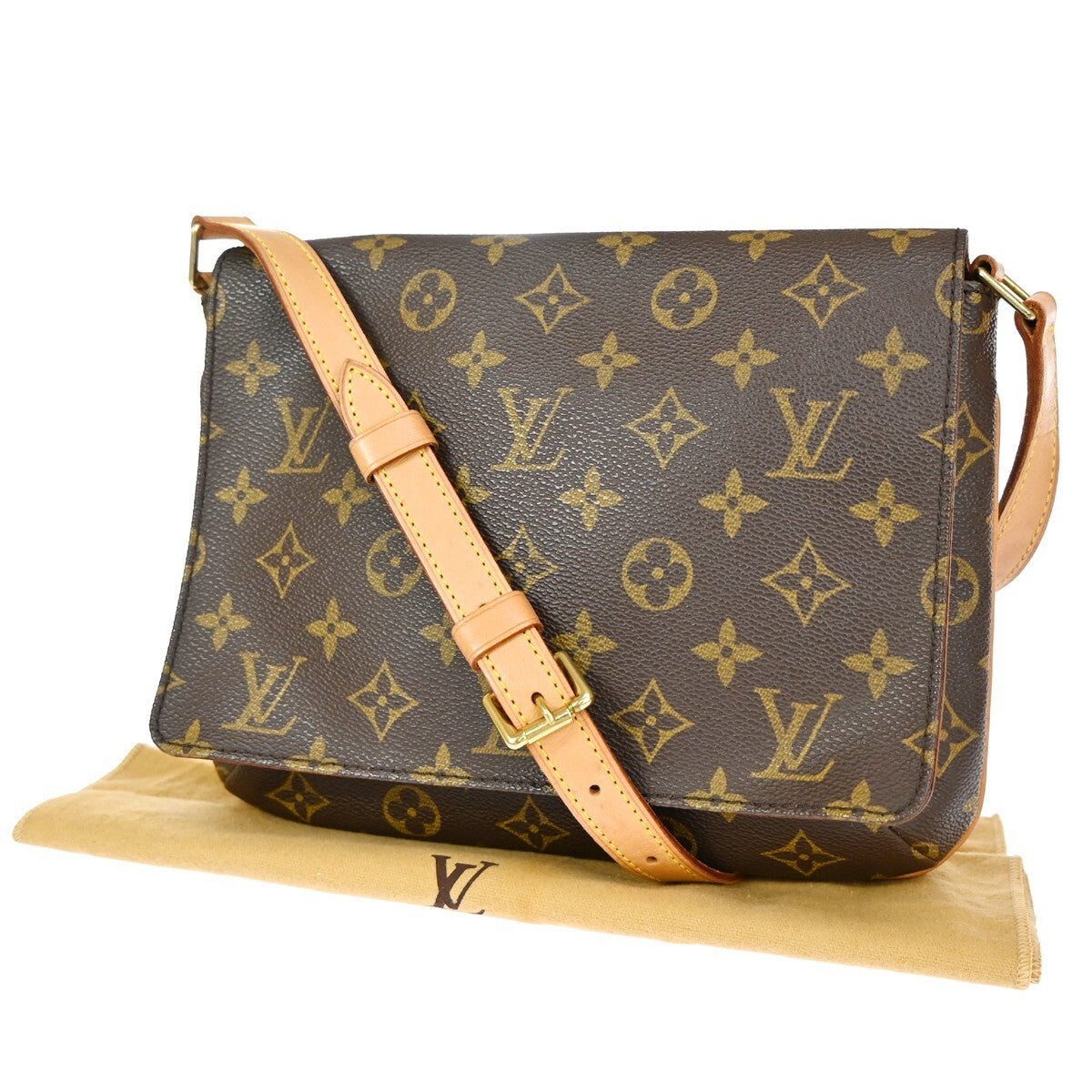 LOUIS VUITTON Musette Tango Short Shoulder Bag Monogram Leather M51257 98KB520