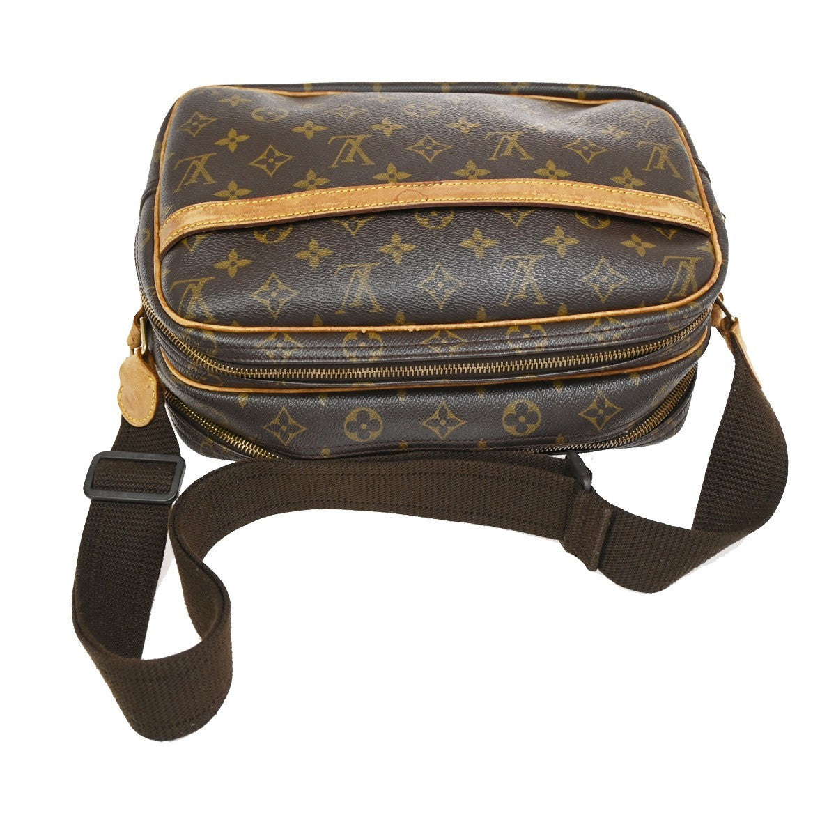 LOUIS VUITTON Reporter PM Crossbody Shoulder Bag Monogram Leather M45254 31KB674