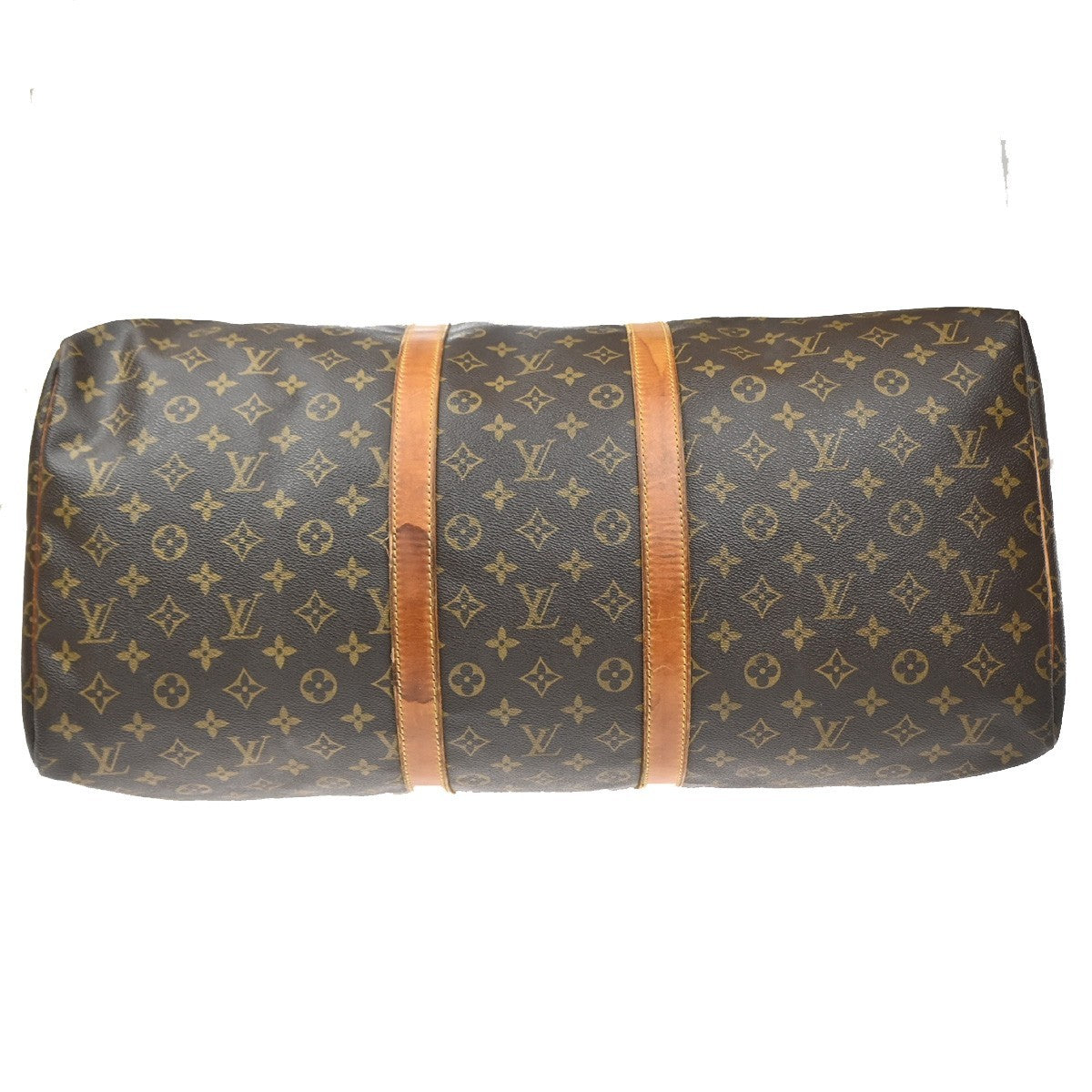LOUIS VUITTON Keepall 55 Travel Hand Bag Monogram Leather Brown M41424 81PA007