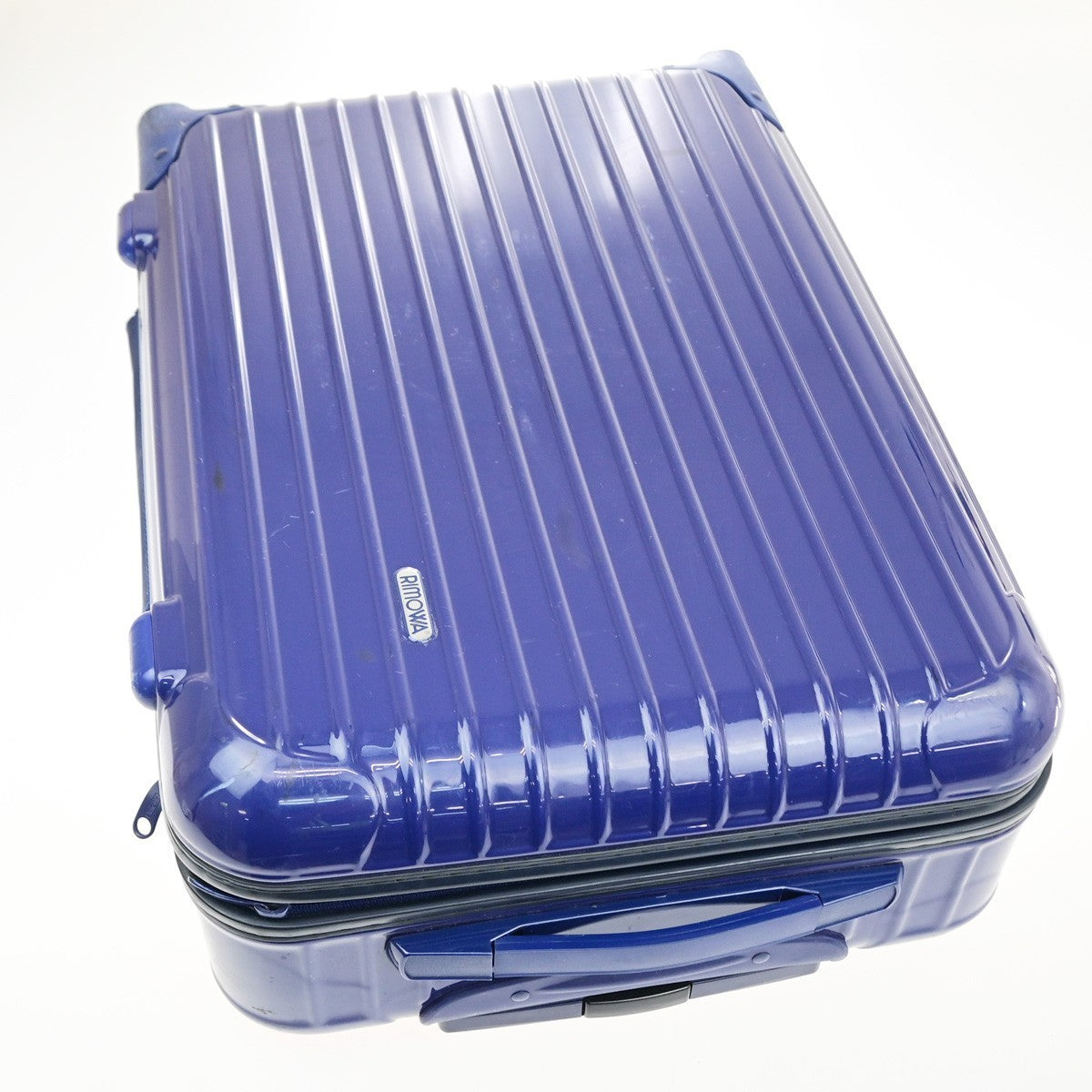 RIMOWA Salsa Series Travel Suitcase Luggage Bag Plastic Blue 30RQ094