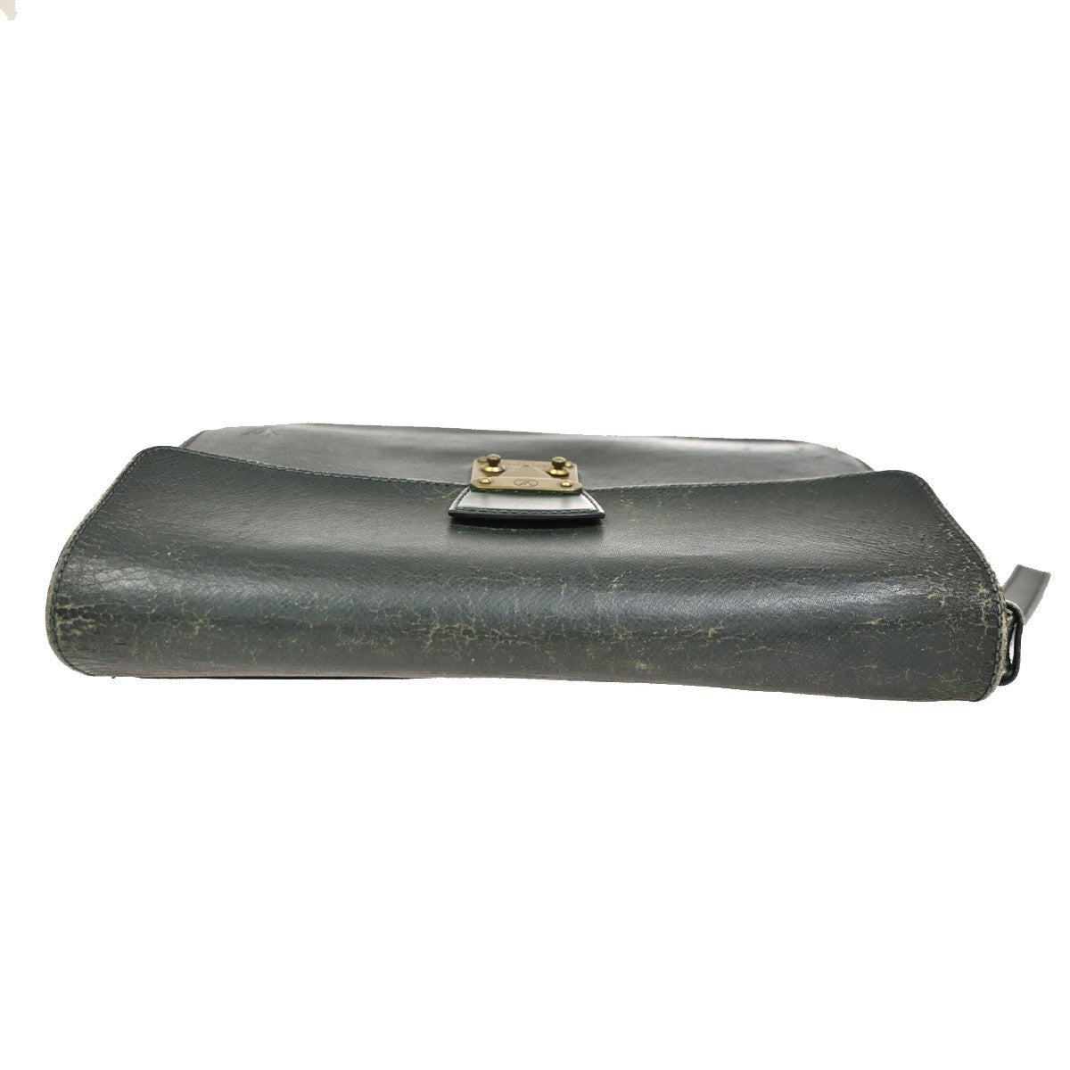 LOUIS VUITTON Pochette Kourad Clutch Hand Bag Taiga Leather GN M30194 07KC314