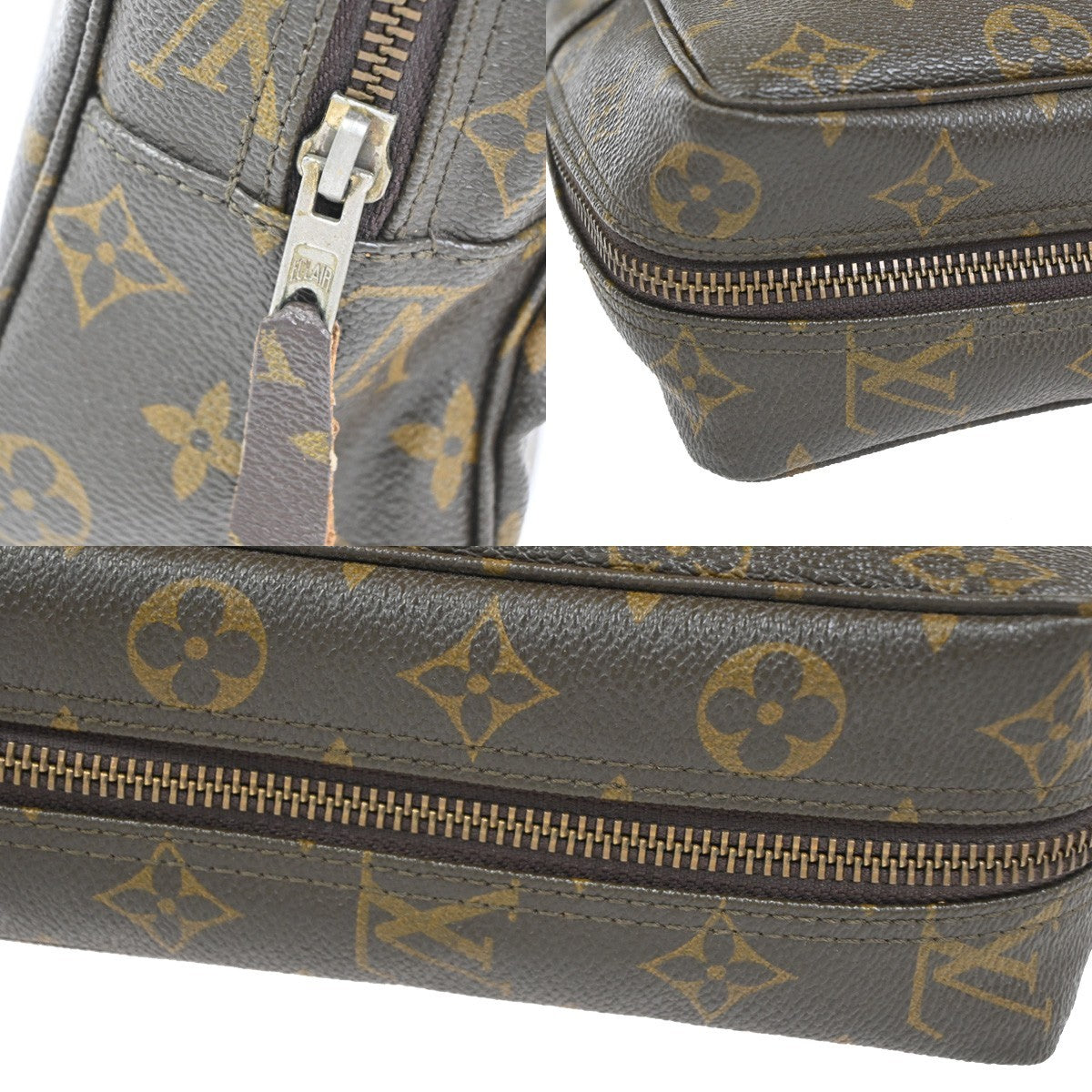 LOUIS VUITTON Trousse Toilette 28 Clutch Hand Bag Monogram Brown M47522 66CA913