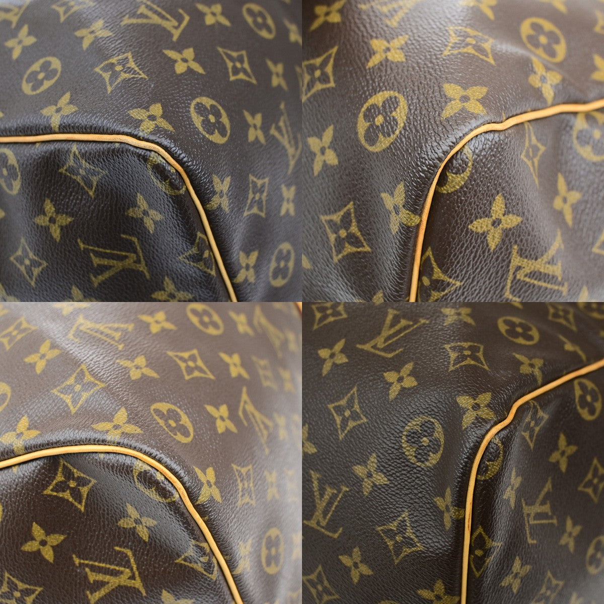 LOUIS VUITTON Keepall 60 Travel Hand Bag Monogram Leather Brown M41422 24YH148