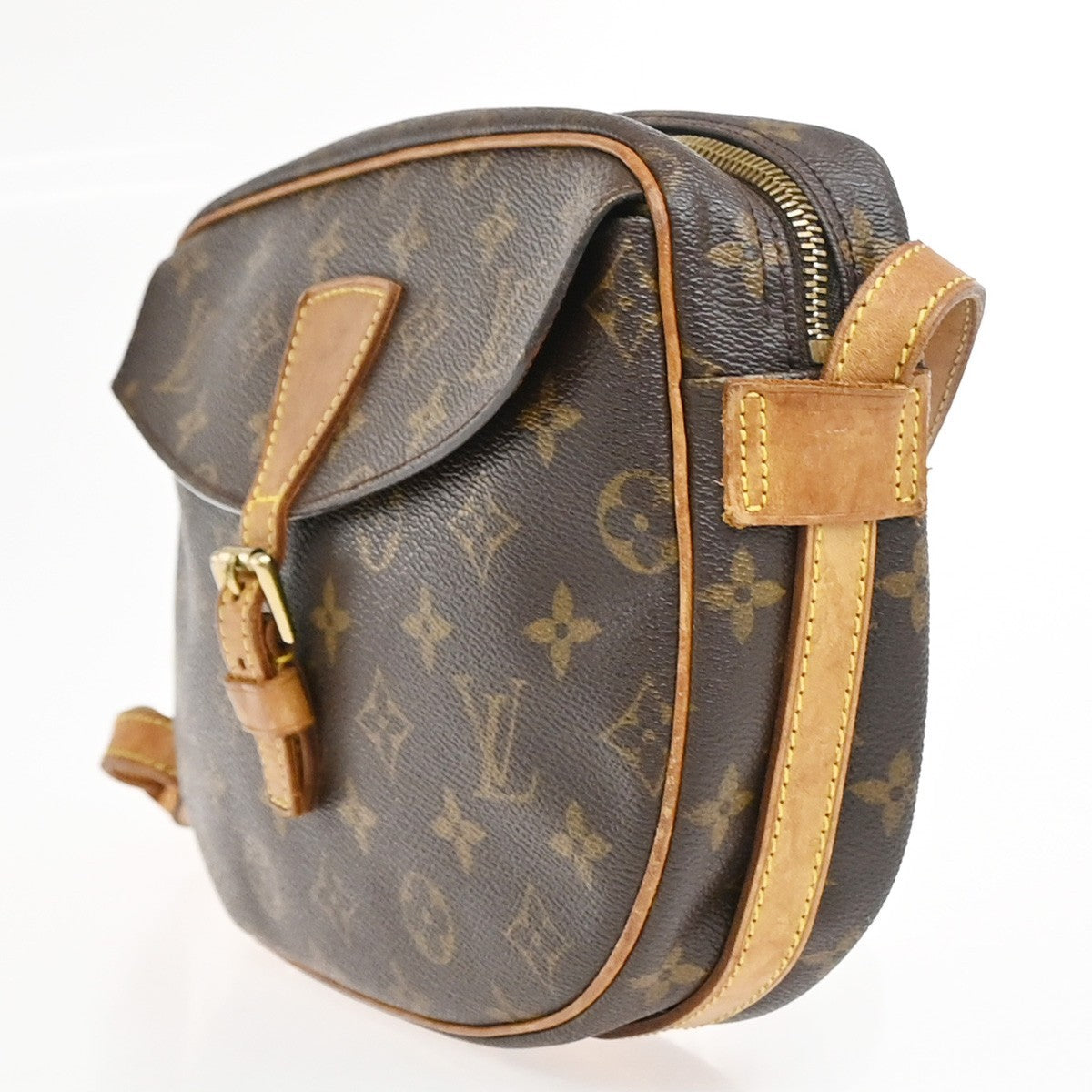 LOUIS VUITTON Jeune Fille MM Shoulder Bag Monogram Leather Brown M51226 32PA041
