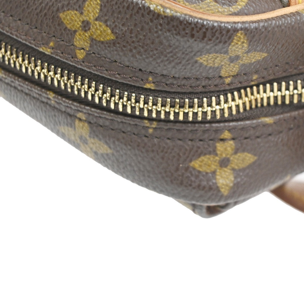 LOUIS VUITTON Jeune Fille MM Shoulder Bag Monogram Leather Brown M51226 32KC670