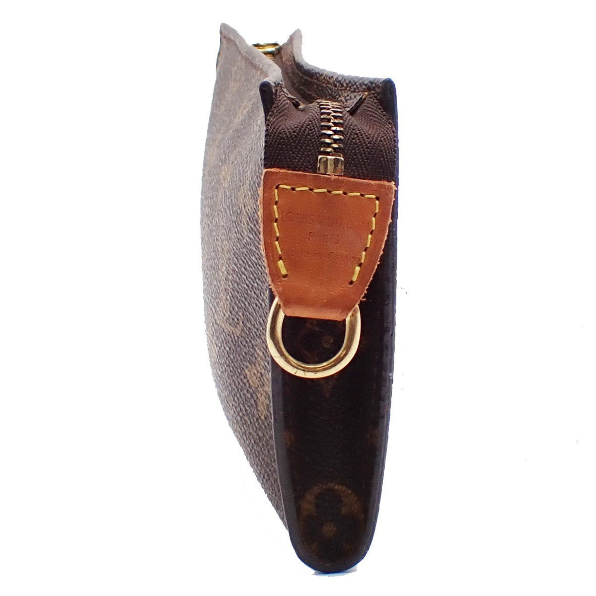 LOUIS VUITTON LV Bucket PM Clutch Pouch Bag Monogram Leather France 02AA129