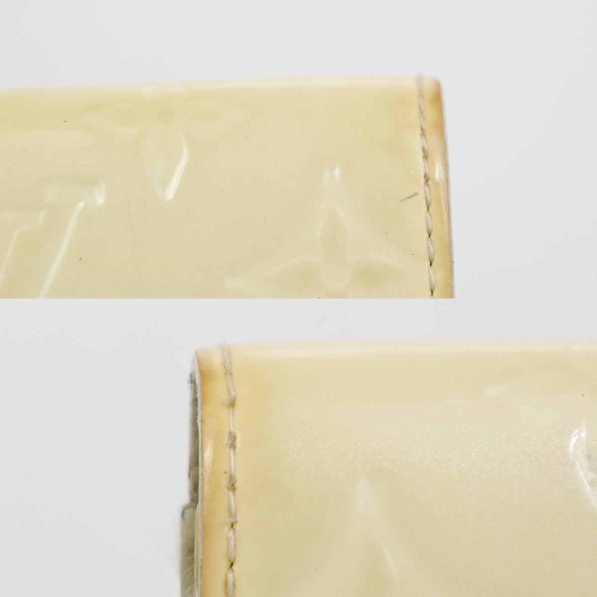 LOUIS VUITTON Portefeuille Sarah Wallet Monogram Vernis Pearl M91971 65KC628