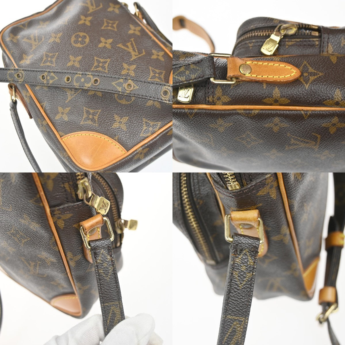 LOUIS VUITTON Amazon Crossbody Shoulder Bag Monogram Leather BN M45236 80KC775