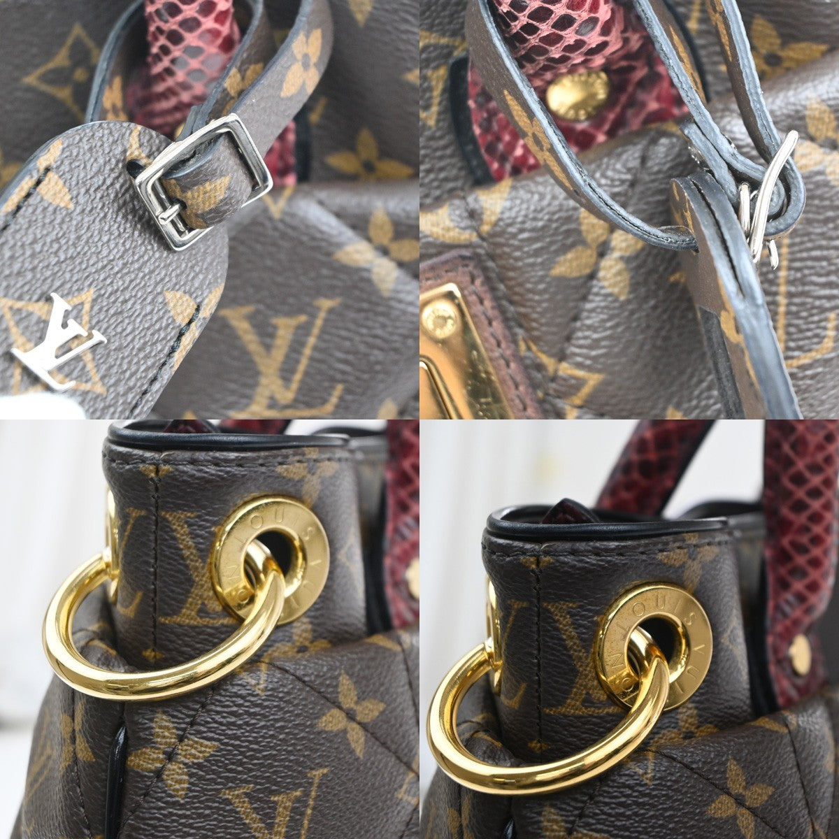 LOUIS VUITTON Exotic Tote MM 2way Hand Bag Monogram Etoile BN N90311 50MA531