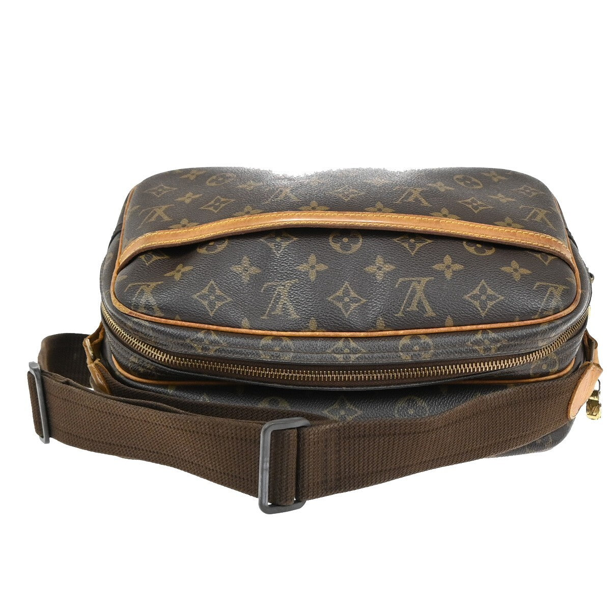 LOUIS VUITTON Reporter PM Crossbody Shoulder Bag Monogram Leather M45254 32EE244