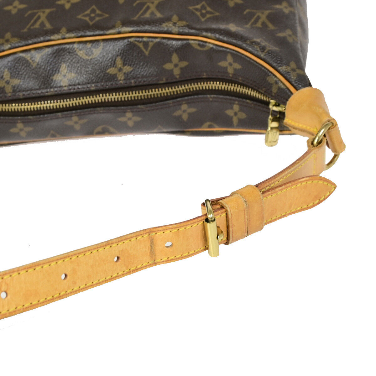 LOUIS VUITTON Boulogne 30 Shoulder Bag Monogram Leather Brown M51265 79YF136