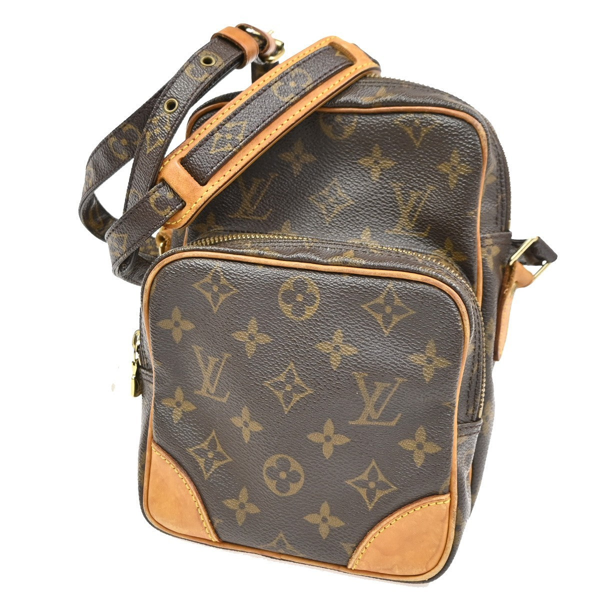 LOUIS VUITTON Amazon Crossbody Shoulder Bag Monogram Leather BN M45236 83KC663