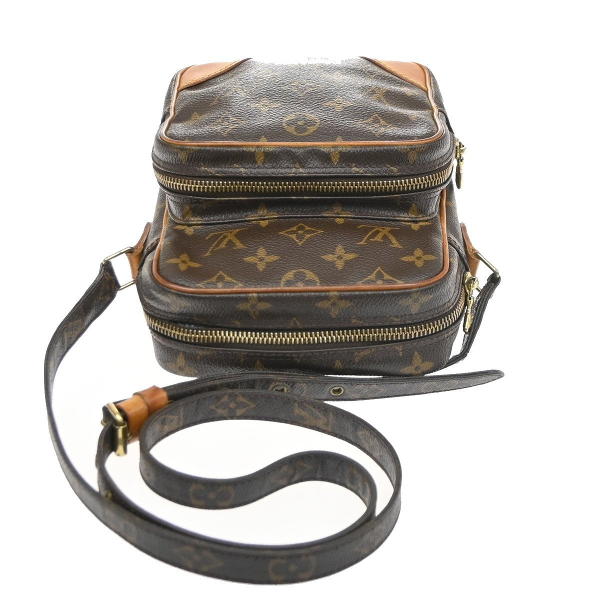 LOUIS VUITTON Amazon Crossbody Shoulder Bag Monogram Leather BN M45236 32PA136