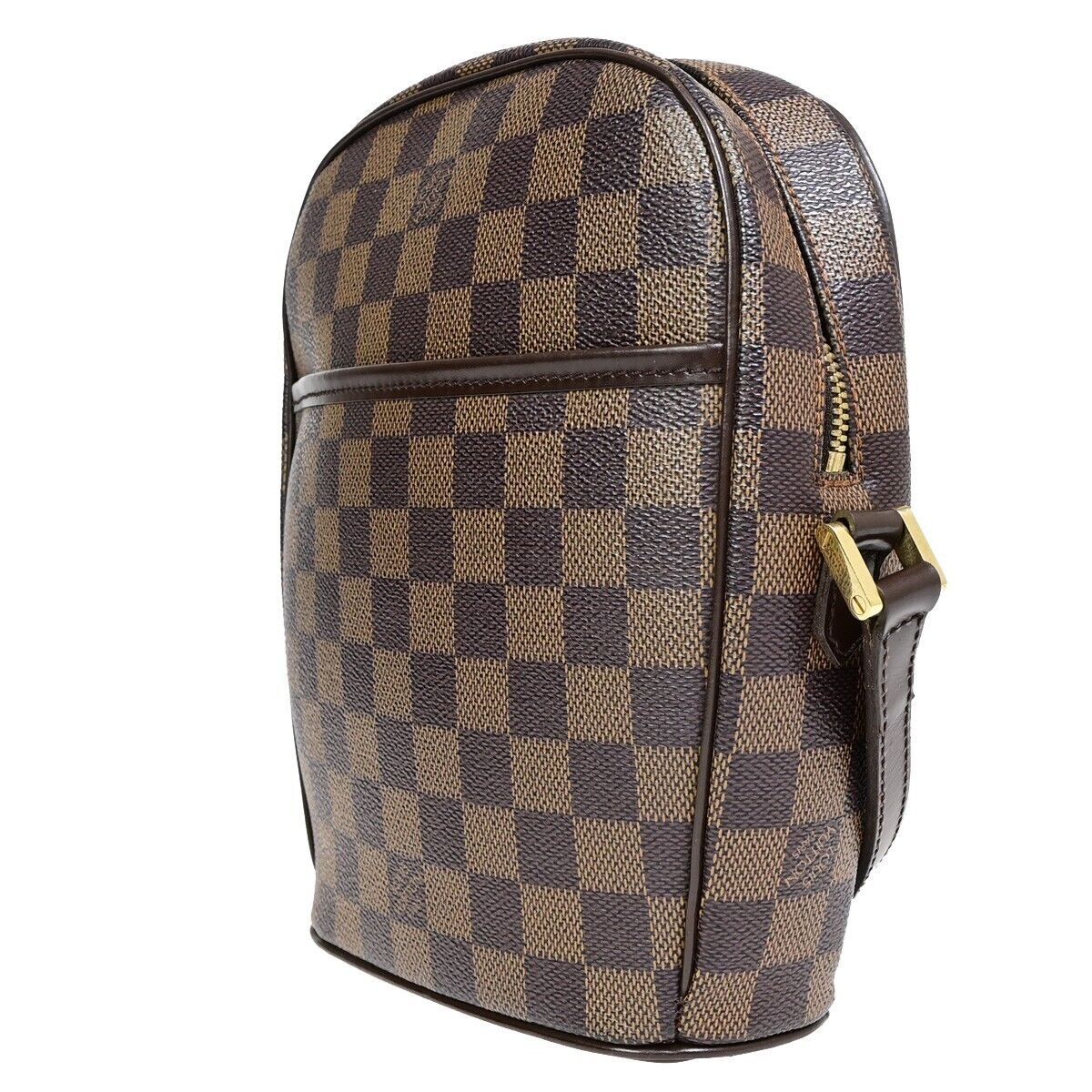 LOUIS VUITTON Ipanema PM Shoulder Bag Damier Ebene Leather Brown N51294 90EB008