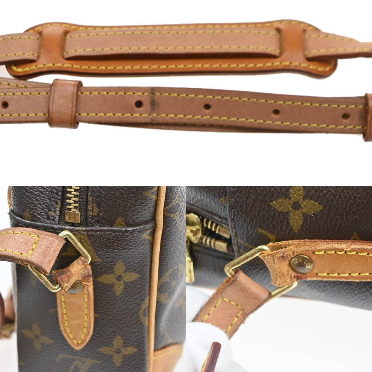 LOUIS VUITTON Trocadero 27 Shoulder Bag Monogram Leather Brown M51274 33SA141
