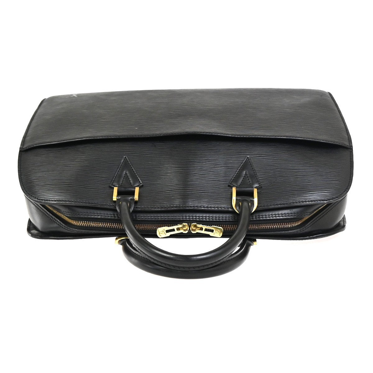 LOUIS VUITTON Sorbonne Business Hand Bag Epi Leather Black GHW M54512 34KC905