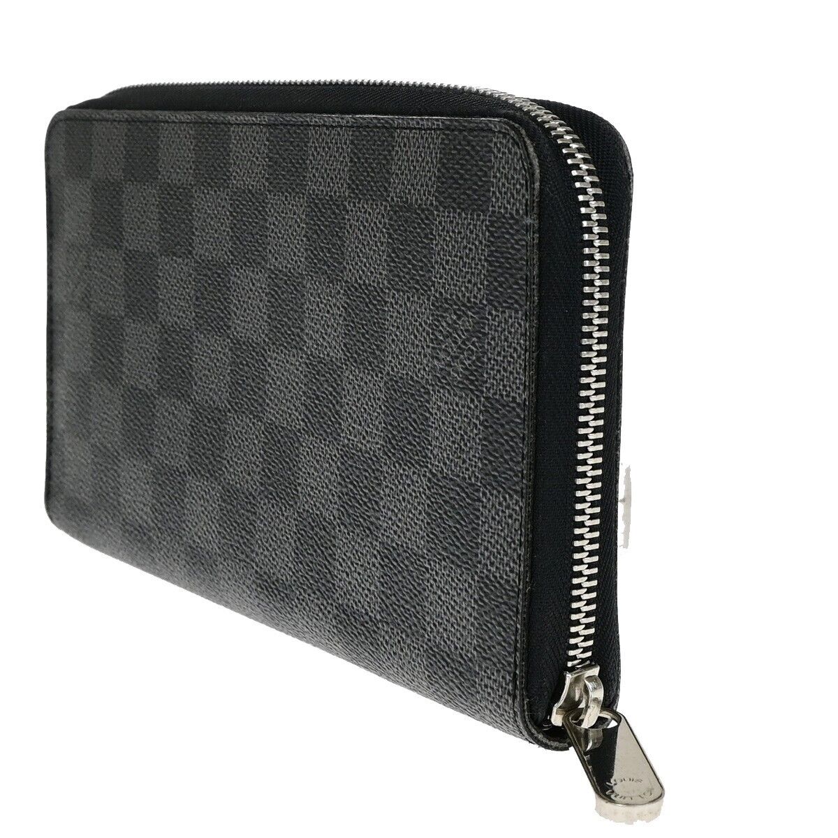 LOUIS VUITTON Zippy Organizer Long Bifold Wallet Damier Graphite N63077 82EB838