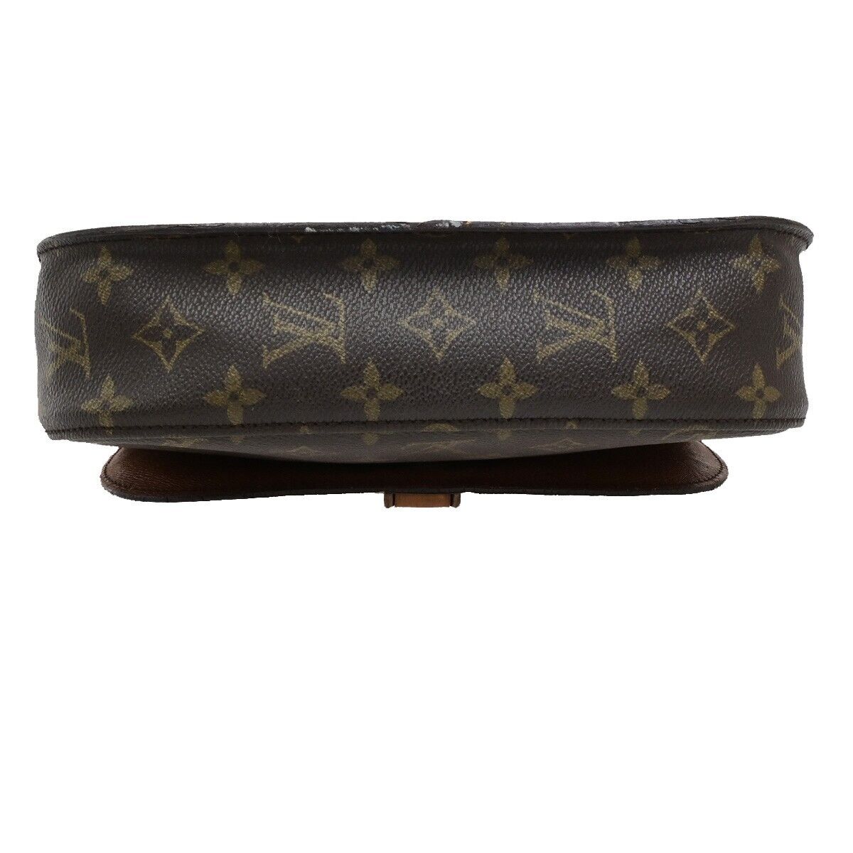 LOUIS VUITTON Saint Cloud GM Shoulder Bag Monogram Leather Brown M51242 61ED903