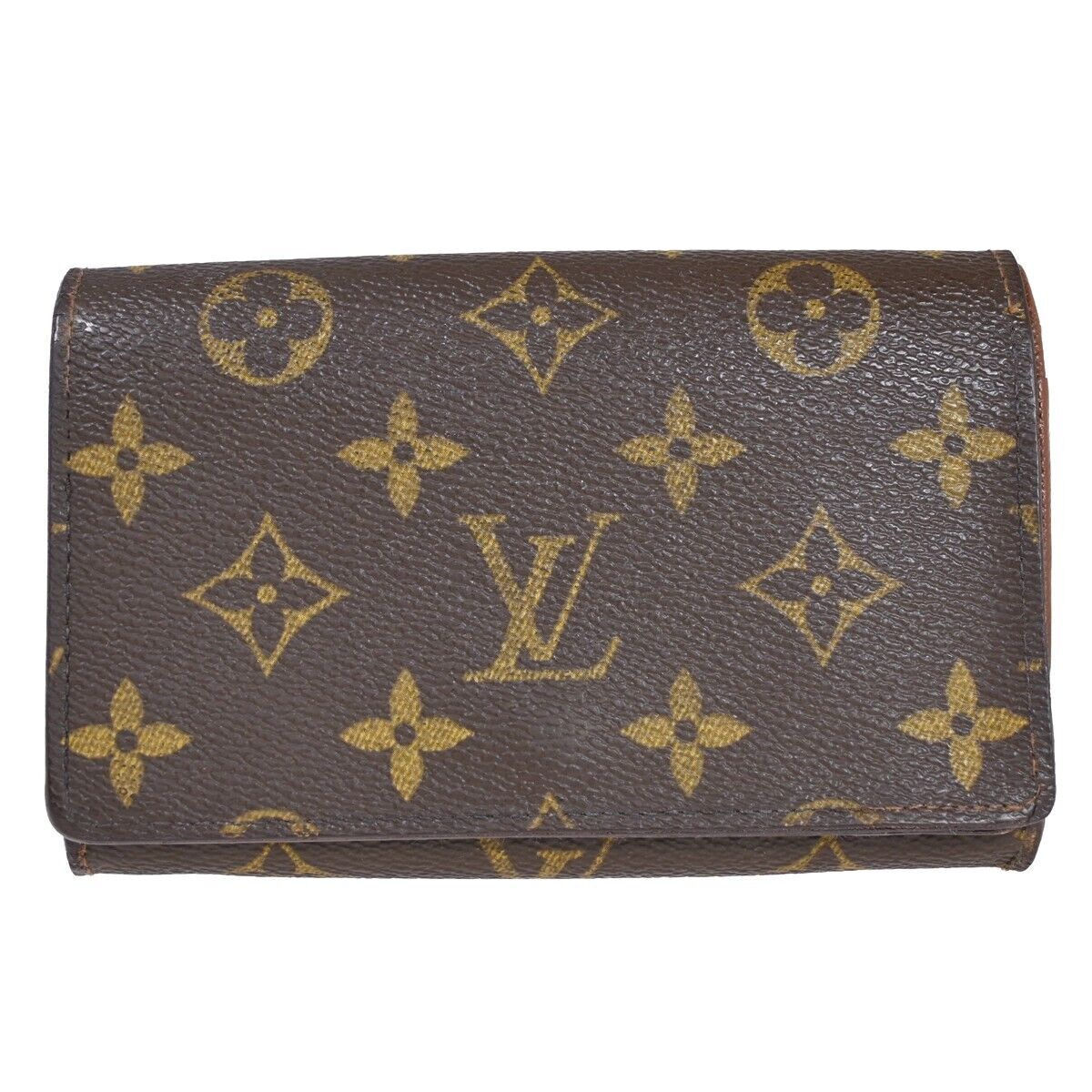 LOUIS VUITTON Portefeuille Tresor Bifold Wallet Monogram Brown M61736 65HB365