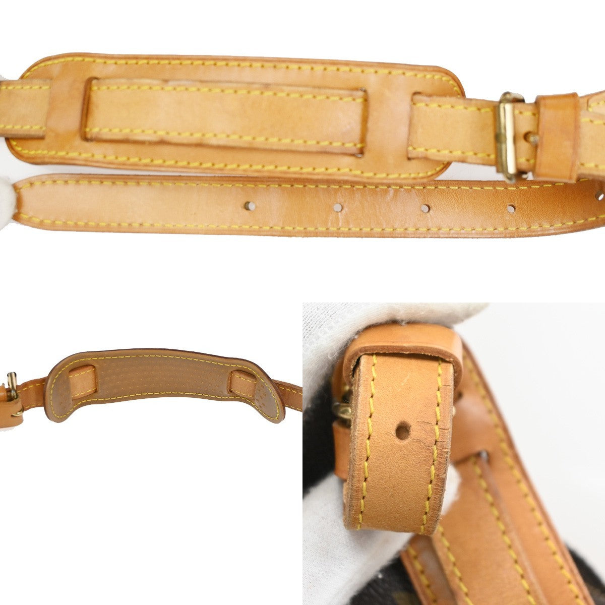 LOUIS VUITTON Boulogne 30 Shoulder Bag Monogram Leather Brown M51265 77PA056