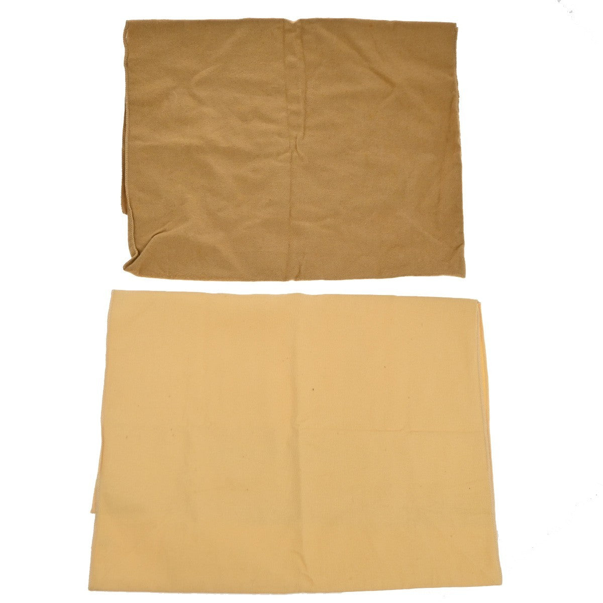 LOUIS VUITTON Logo 20 Set Drawstring Dust Bag Canvas Cotton Beige Brown 63EG384