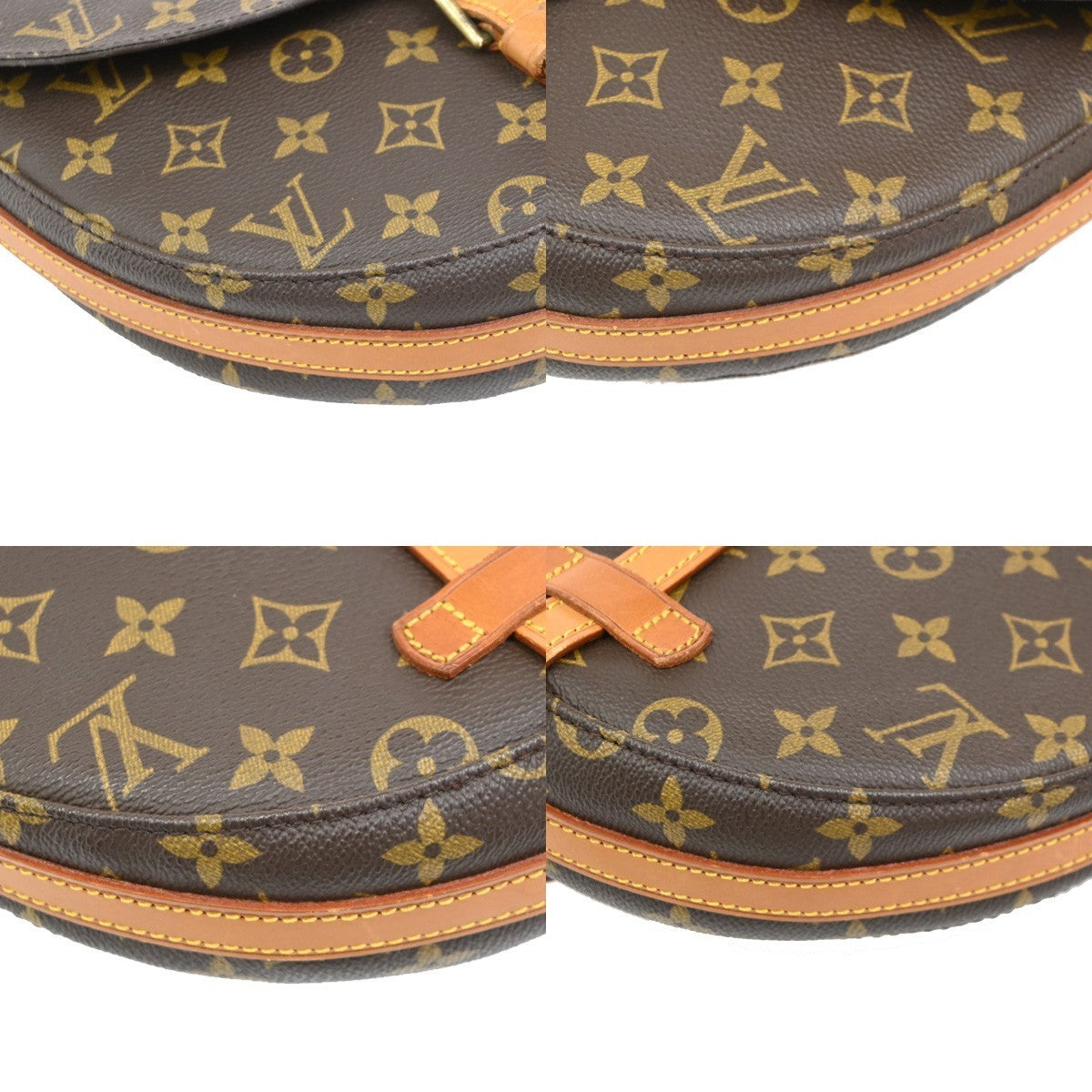 LOUIS VUITTONI Chantilly MM Shoulder Bag Monogram Leather Brown M51233 82MA070