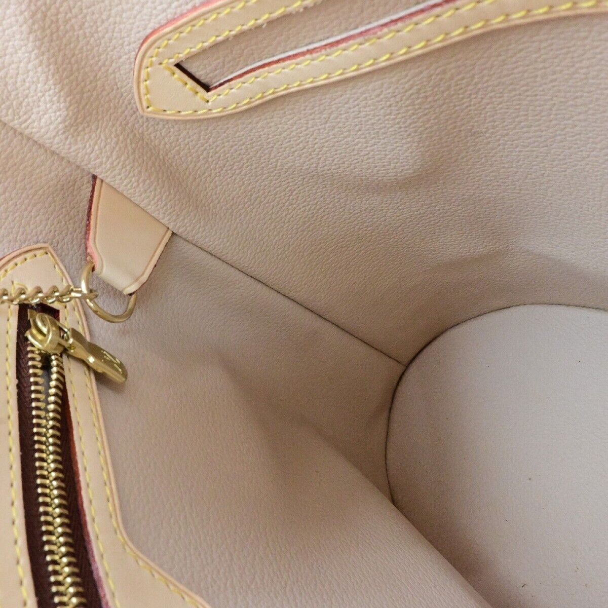 LOUIS VUITTON BUCKET PM Shoulder Tote Bag Monogram Leather Brown M42238 70ED233