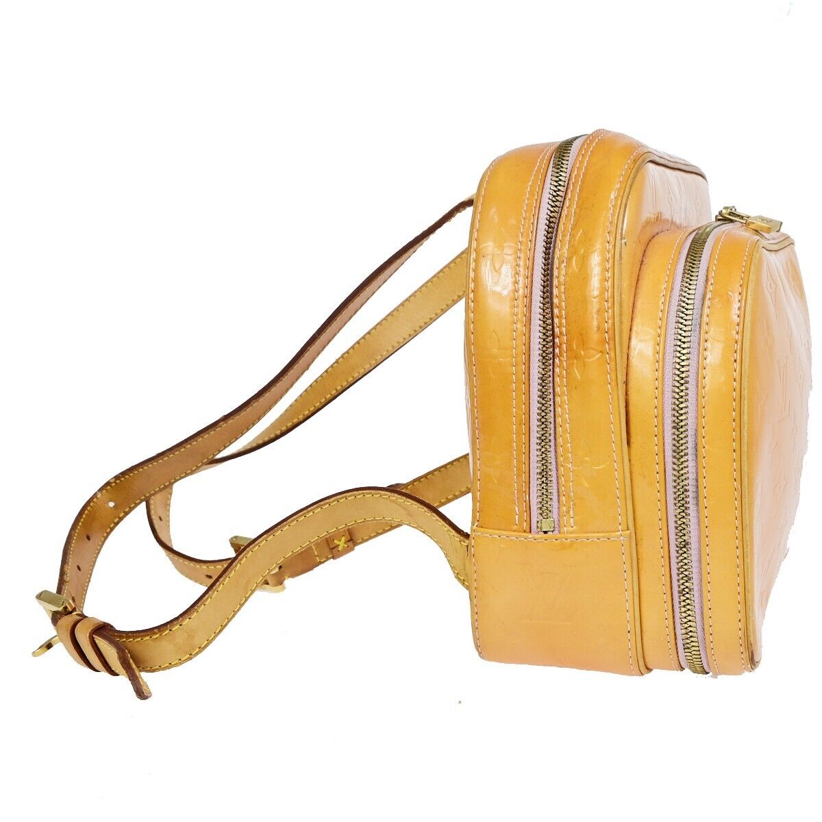 LOUIS VUITTON Marley Backpack Bag Monogram Vernis Leather Rose M91039 07EB442