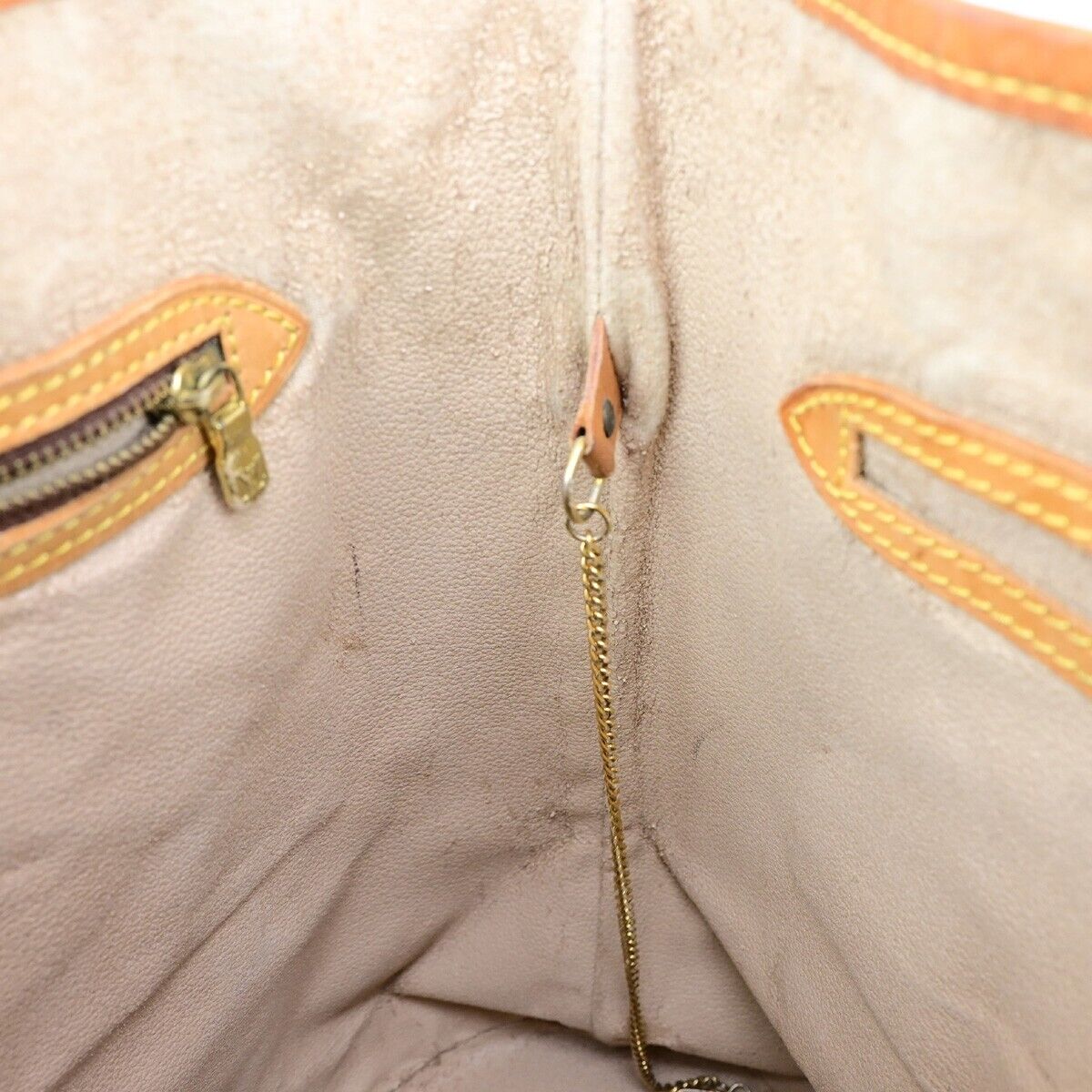 LOUIS VUITTON BUCKET GM Shoulder Tote Bag Monogram Leather Brown M42236 36ED121
