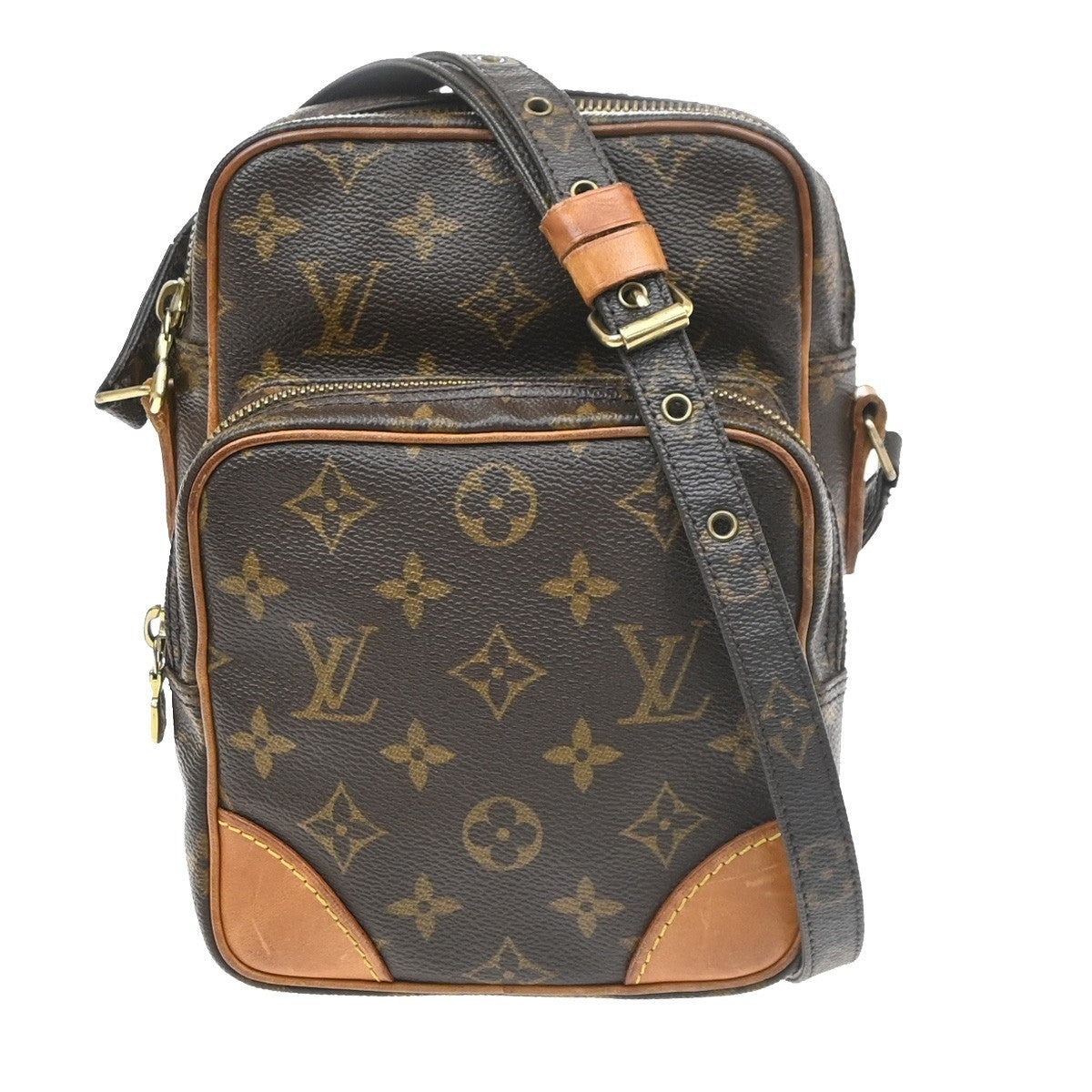 LOUIS VUITTON Amazon Crossbody Shoulder Bag Monogram Leather BN M45236 32PA136