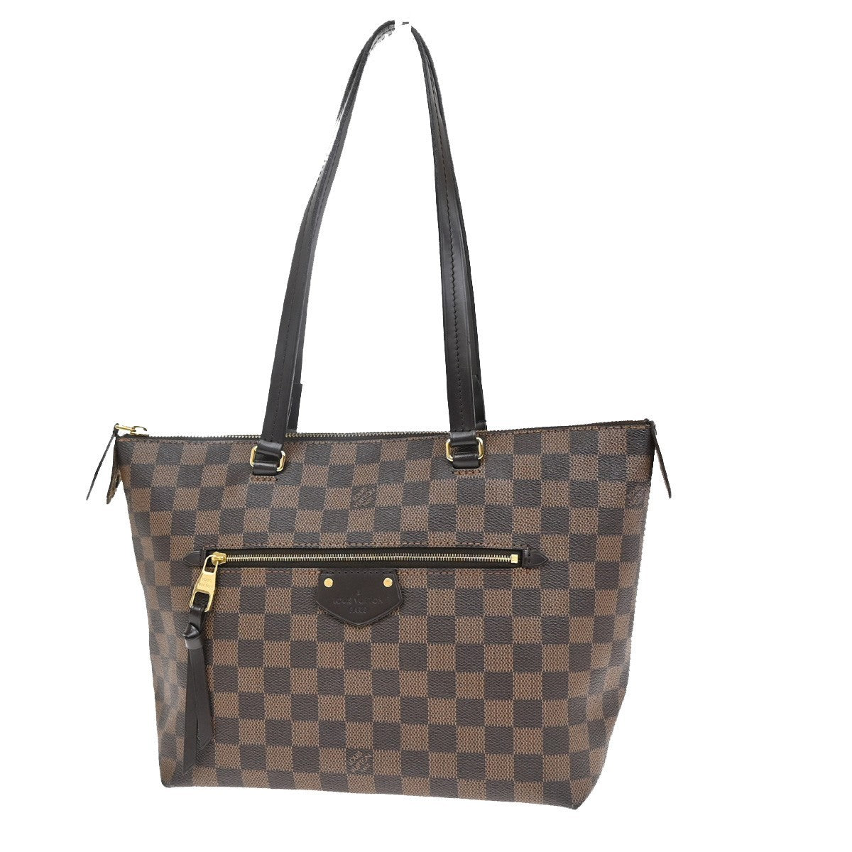 LOUIS VUITTON LV Iena PM Shoulder Bag Damier Ebene Leather Brown N41012 23EG094