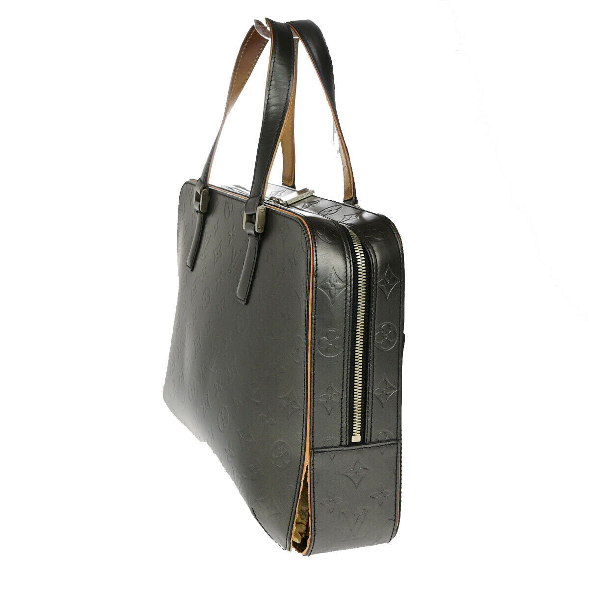 LOUIS VUITTON Malden Hand Tote Bag Monogram Mat Leather Gray M55135 61SJ468